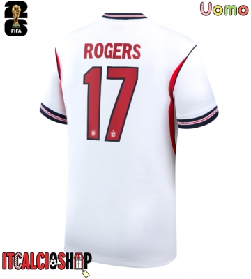 Inghilterra Morgan Rogers #17 Prima Maglia Mondiali 2026 Manica Corta